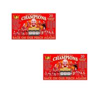 Lot de 2 drapeaux des champions Liverpool 2025, décorations des champions Liverpool 2025, 0,9 x 1,5 m (style 1) (style 6)