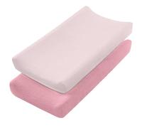 Lot de 2 draps de berceau en coton doux et confortable pour landau de bébé, housse de couette pour table à langer, parure de lit essentielle