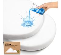 Lot de 2 draps de berceau imperméables en coton pour filles et garçons - Housse de protection universelle pour matelas de berceau pivotant Graco, Baby Delight, Chicco, Halo - 83 x 43,2 cm (blanc doux)