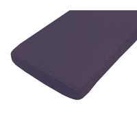 Lot De 2 Draps Housse En Coton Bio Bleu Foncé 60X120