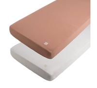 Lot de 2 draps housses Petit Cœur (70 x 140 cm)