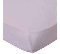 Babycalin - Drap-housse 60x120 cm - Lot de 2 - Coton Blanc / Lilas