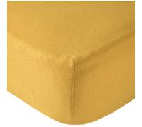 Lot De 2 Draps Housse Moutarde / Blanc 60 X 120 Cm - Babycalin