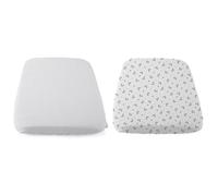 Chicco Draps Housses avec Coins Élastiques Compatible Next2Me, 2 Pièces, 50 x 83 cm, 100% Coton, 2 Draps Housses avec Coins Élastiques - Accessoires Bébés Nouveaux-Nés 0 Ans et Plus
