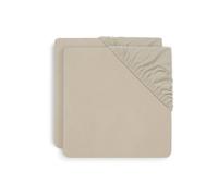 Lot de 2 draps housses 60x120 cm Jersey Nougat