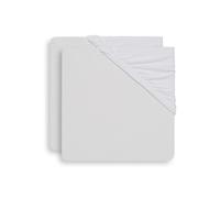 Jollein Drap-housse en jersey 2 pièces 120 x 60 cm Blanc