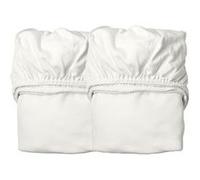 Lot de 2 draps housses berceau Blanc Blanc G