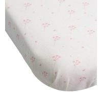 Lot de 2 draps housses cododo Fleurs Roses (50 x 83 cm)