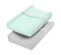 Lot de 2 draps-housses élastiques pour nouveau-nés et bébés - Housse de protection pour chambre d'enfant