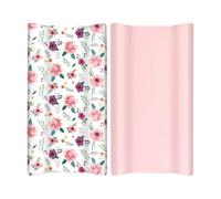 Lot de 2 draps-housses élastiques pour nouveau-nés et bébés - Housse de protection pour chambre d'enfant