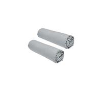 Lot de 2 draps housses TODAY Essential - 140 x 190 cm - 2 personnes - 100% Coton - Acier