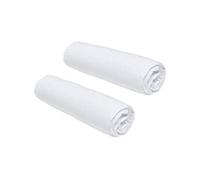 Lot de 2 draps housses TODAY Essential - 140 x 190 cm - 2 personnes - 100% Coton - Craie
