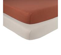Lot De 2 Draps-housses Lit Bébé #b27068 70X140