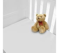 Lot de 2 draps-housses luxueux en percale - Pour lit de bébé - Disponibles en 12 couleurs