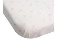 Lot De 2 Draps Housses Pour Berceau Bébé Certifiées Oeko-tex® Standard 100 Rose 40X80