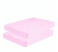 Lot de 2 draps-housses pour lit d'enfant - Motif dinosaures - 140 x 70 cm - 100 % jersey de coton doux - Protège-matelas pour bébé - Drap housse pour matelas jusqu'à 15 cm de hauteur