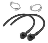 Lot de 2 durites de retour LHM pour suspension hydraulique et collier de fixation compatible Citroën Xantia C5 XM 96050399 96127591