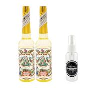Lot de 2 Eau de Floride 270 ml 100% Original Pérou Jaune Murray & Lanman + 1 Vaporisateur 50 ml Aromasenses