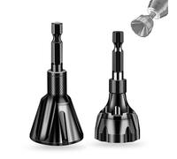 Lot de 2 Ebavureur Tige Filetée, Outil D'ébavurage 3-20 mm 5-25 mm Amovible Deburring Tool D'ébavurage Externe Fraise Métal pour Réparation de L'acier, du Cuivre, du Laiton