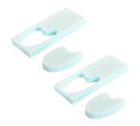 Lot de 2 écarteurs d'orteils ergonomiques - Construction permanente - Favorise la pose naturelle du pied dans d'autres circonstances sportives - Séparateur d'orteils spongiforme