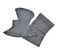 Lot de 2 écharpes hijab légères et respirantes pour femme, écharpe, chapeau, châle, pour prières, festivals, écharpe Madrassa, gris, Taille unique
