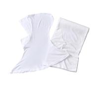 Lot de 2 écharpes hijab légères et respirantes pour femme, écharpe, chapeau, châle, pour prières, festivals, écharpe Madrassa, blanc, Taille unique