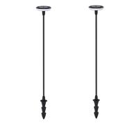 (Lot de 2) Eclairage LED 35 lm Solaire à planter Idéal illumination de composition florale - IP65