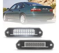 Lot de 2 éclairages de plaque d'immatriculation à LED compatibles avec Honda Gen5 Civic EG EJ Sedan Coupé pour Prelude BA8 BA9 pour lampes LED Accord CD