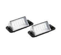 Lot de 2 éclairages de plaque d'immatriculation pour BMW Série 3 E36 318i 318is 318ti 320i 323i 325i 325is 328i 328is pour M3 1992-1998. Éclairage de plaque minéralogique LED blanc.