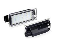 Lot de 2 éclairages de Plaque d'immatriculation pour Renault Megane 3 Clio Laguna 2 Megane 3 Twingo Vel Satis et remorque.