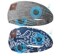 Lot de 2 écouteurs Bluetooth pour le sommeil avec haut-parleurs ultra-fins