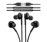 Lot de 2 écouteurs filaires USB C avec micro jack de type C compatibles avec Samsung Galaxy S20 S21 S22 S23 Ultra Note 10 20 Z Flip Google Pixel 7 Pro Chromebook Ordinateur de jeu ordinateur portable