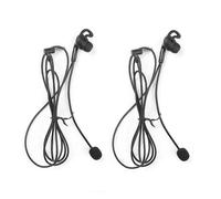 Lot de 2 écouteurs intra-auriculaires Judge avec microphone pour interphone Bluetooth moto V6 V4 FBIM