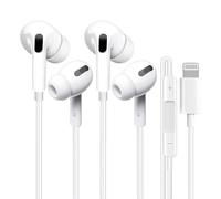Lot de 2 écouteurs Lightning avec câble, certifiés Apple MFi, écouteurs intra-auriculaires, stéréo Hi-Fi, pour iPhone 14/13/12/11/8/7/X/Pro/Pro Max (2)