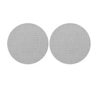 Lot de 2 écrans de disque à double couche 1,7 mm d'épaisseur 150 um réutilisables en acier inoxydable pour panier de filtre porte-filtre (51 mm/2,0 pouces)