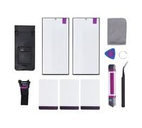 Lot de 2 écrans de Rechange d'origine pour S22 Ultra, Kit de Réparation de Remplacement D'écran en Verre pour Lentille Extérieure Avant, écran LCD sans Contact, Kit