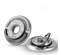 Lot de 2 écrous à bride à dégagement rapide 5/8"-11, écrous de retenue à dégagement rapide pour meuleuse d'angle, séparation ferme et sûre, efficace (M14)