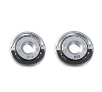Lot de 2 écrous à bride auto-bloquante M10 et pour M14 à libération rapide pour meuleuse d'angle, adaptateur de disque de verrouillage en acier au carbone