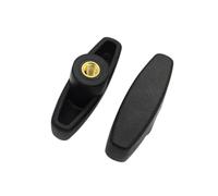Lot de 2 écrous à main fendus M6 M8 M10 65#, écrous de réglage manuel de type T/écrous à tête en plastique de type T, boulons à bois et prune(M8)