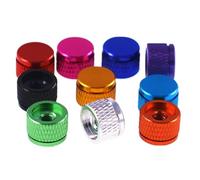 Lot de 2 écrous à oreilles en aluminium coloré - Écrous moletés à molette for trous borgnes 6-32 UNC(Purple)