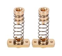 Lot de 2 écrous à ressort CR10 à axe Z T8 anti-retour en laiton pour éliminer les écarts, pour mise à niveau d’imprimantes 3D, Ender 3 Ender 3s Ender 3 Pro V2 CR-10 Tornado, tige filetée Acme de 8 mm