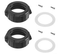 Lot de 2 écrous de rechange pour radiateurs de spa Coleman Balboa avec joints, vis, construction en caoutchouc plastique