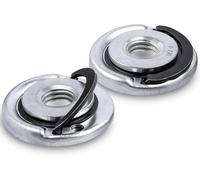 Lot de 2 écrous de serrage rapide M14 Shallho pour meuleuse d'angle - Écrous de sécurité - Accessoires de serrage rapide pour meuleuse d'angle - Écrou