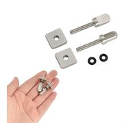 Lot de 2 écrous et boulons en acier inoxydable 316 pour planche de surf, résistants avec rondelle pour une installation fiable