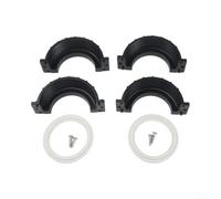 Lot de 2 écrous fendus pour chauffage de spa de 5,1 cm avec joints toriques et vis pour réparation Balboa HydroQuip Correctech Spanet