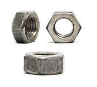 Lot de 2 écrous hexagonaux M22 en acier brut DIN 934