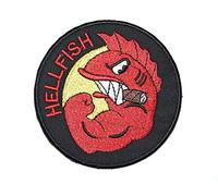 Lot de 2 écussons à crochet et boucle Motif Simpsons La malédiction des Hellfish Volant Seconde Guerre Mondiale Airsoft