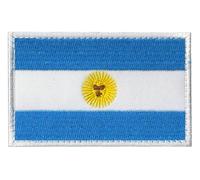 Lot de 2 écussons avec fermeture Scratch - Motif drapeau de l'Amérique du Nord et de l'Amérique du Sud