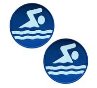 Lot de 2 écussons natation Swiming tactiques brodés fermeture Compatibles avec Velcro pour vêtements vestes sac à dos gilet uniformes voyages motards
