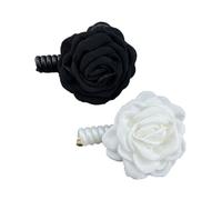 Lot de 2 élastiques à cheveux colorés en fil de téléphone pour femmes et filles